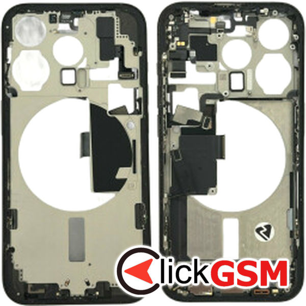 Piesa Carcasa Negru Apple Iphone 15 Pro 41sm