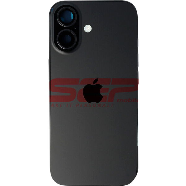 Apple iPhone 16 · Carcasa completa + uper flex iPhone 16 BLACK