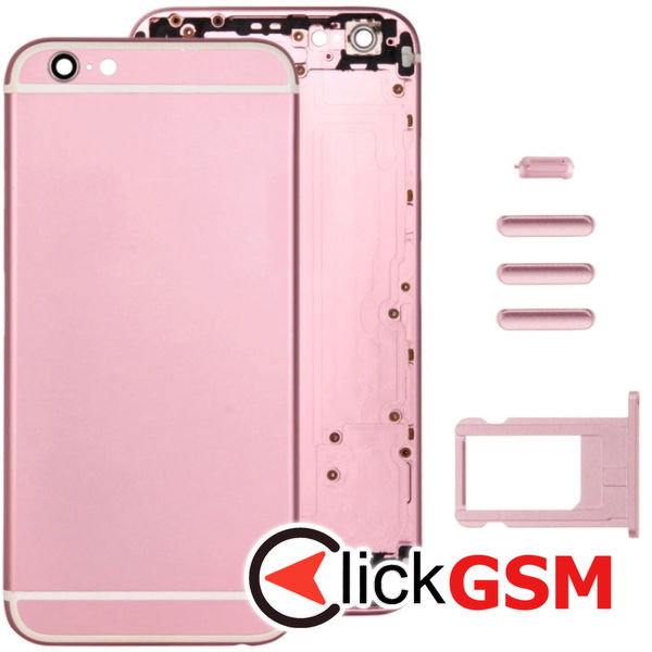 Piesa Carcasa Pink Apple Iphone 6 4fex