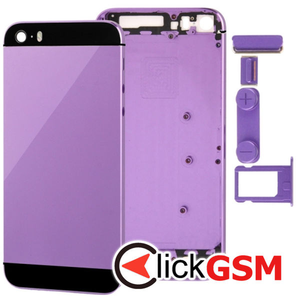 Piesa Piesa Carcasa Purple Apple Iphone 5s 4mz6