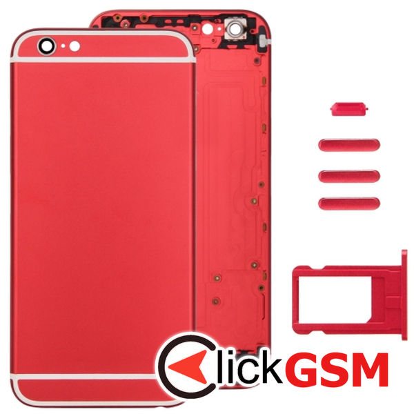 Piesa Piesa Carcasa Red Apple Iphone 6 4mzn