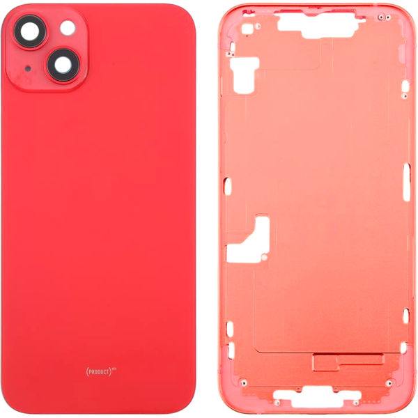 Apple iPhone 14 Plus · For iPhone 14 Plus China Version Battery Back Cover with Middle Frame(Red)
