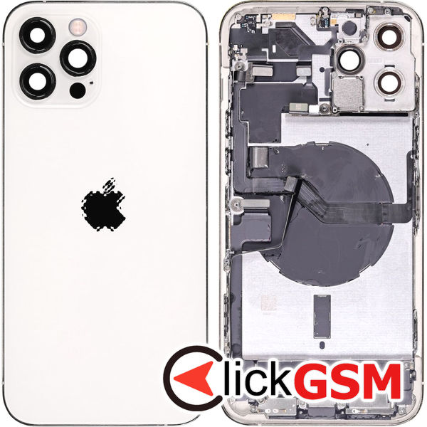 Piesa Carcasa Silver Apple Iphone 12 Pro Max 4030