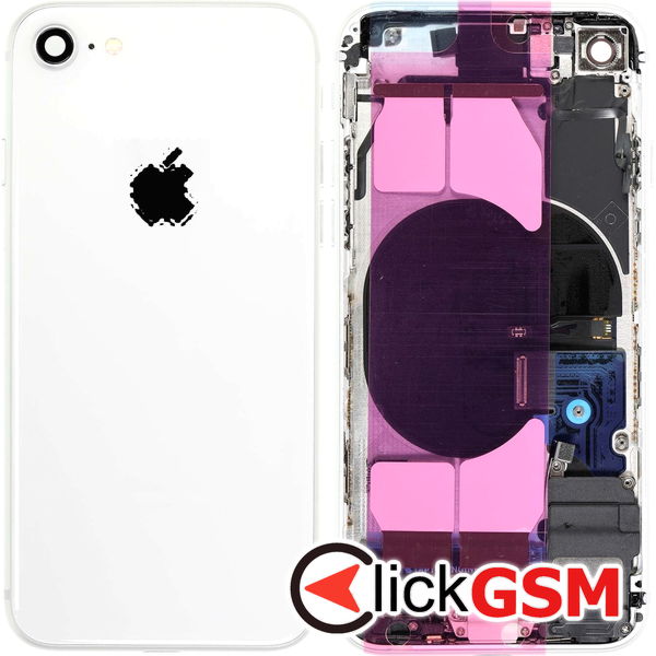 Piesa Carcasa Silver Apple Iphone 8 46gs