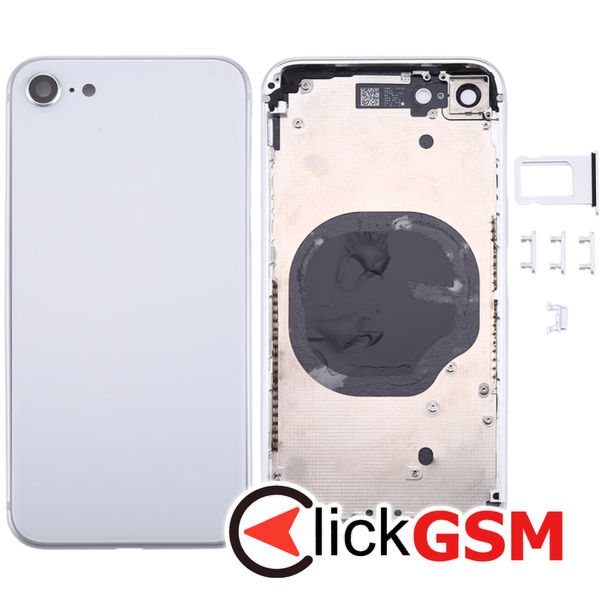 Piesa Piesa Carcasa Silver Apple Iphone 8 4g1o