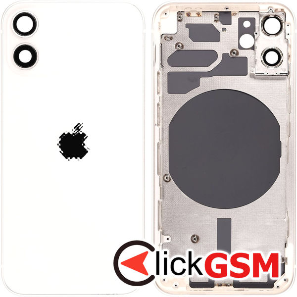 Piesa Carcasa White Apple Iphone 12 Mini 3zvd