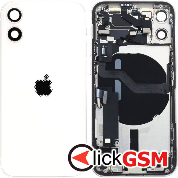 Piesa Carcasa White Apple Iphone 12 Mini 4035