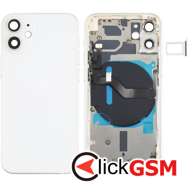 Piesa Carcasa White Apple Iphone 12 Mini 4gvw