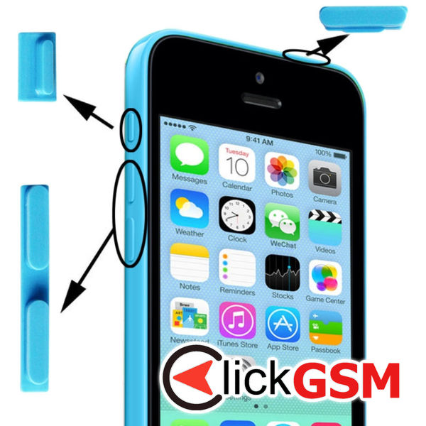 Piesa Componenta Blue Apple Iphone 5c 4fb2