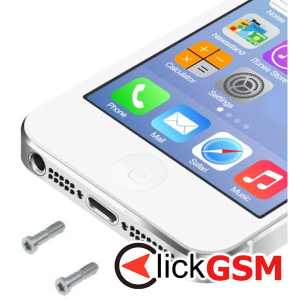 Piesa Componenta Silver Apple Iphone 5s 4fa7