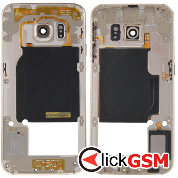 Piesa Difuzor Gold Samsung Galaxy S6 Edge 4e3q