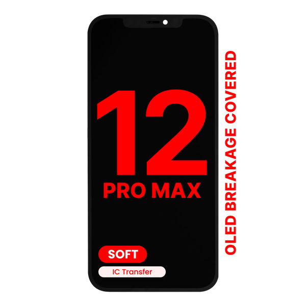 Apple iPhone 12 Pro Max · OLED Assembly For iPhone 12 Pro Max (Aftermarket Pro: XO7 Soft)