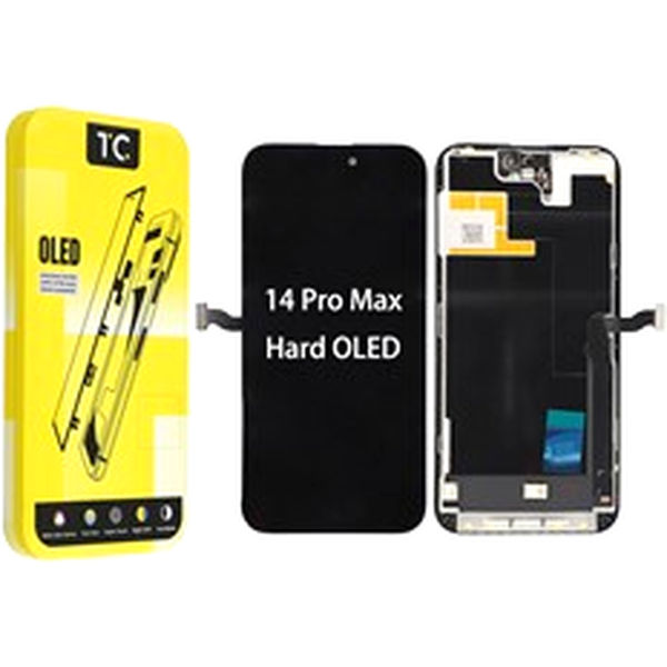Apple iPhone 14 Pro Max · For iPhone 14 Pro Max Grade C TC Hard OLED Screen and Digitizer Assembly Replacement Part (without Logo)