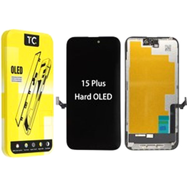 Apple iPhone 15 Plus · For iPhone 15 Plus Grade C TC Hard OLED Screen and Digitizer Assembly Replacement Part (without Logo)