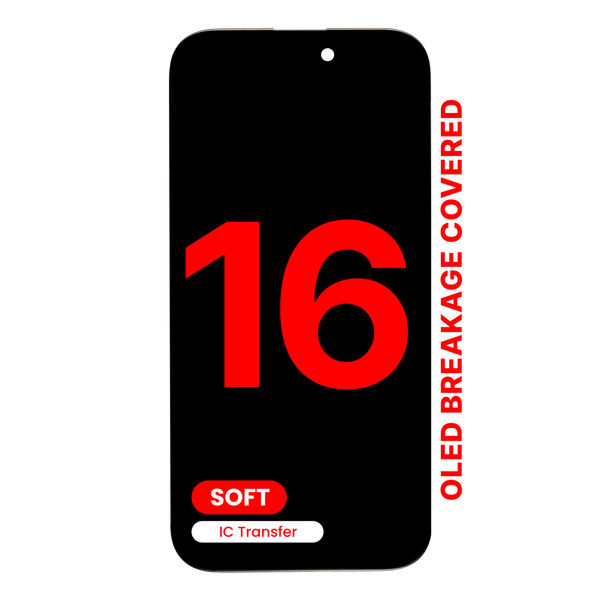 Apple iPhone 16 · OLED Assembly For iPhone 16 (Aftermarket Pro: XO7 Soft)