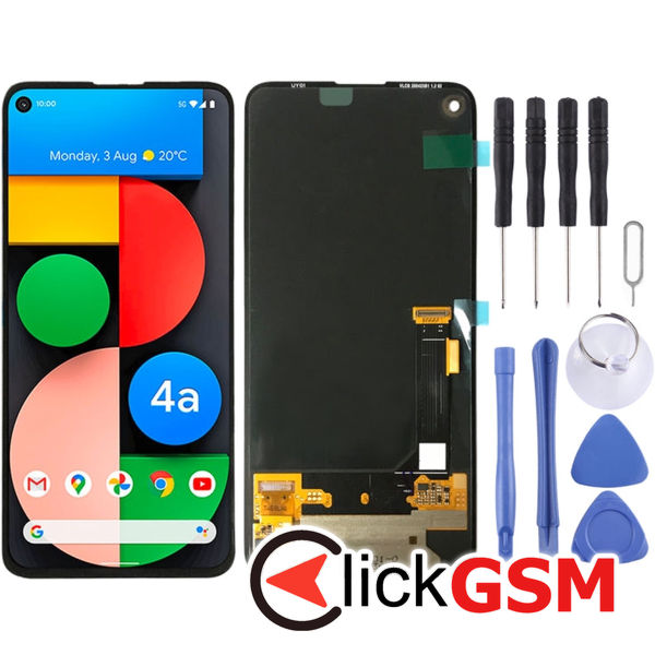 Piesa Display Black Google Pixel 4a 5g 4hd2