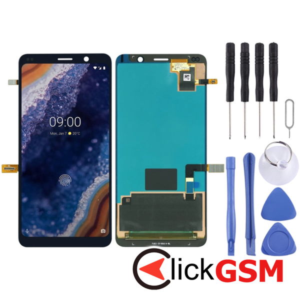 Piesa Display Black Nokia 9 Pureview 49hd