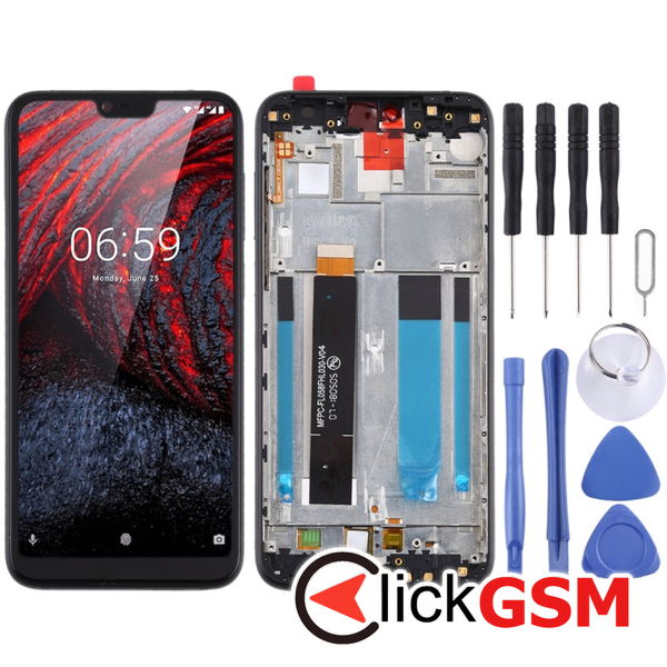 Piesa Display Black Nokia X6 49ko