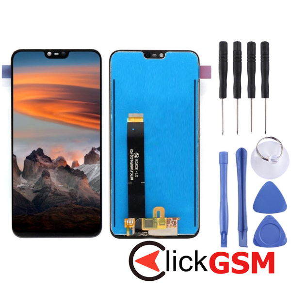 Piesa Display Black Nokia X6 49wn