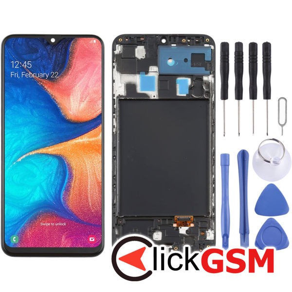 Piesa Display Black Samsung Galaxy A20 4em0