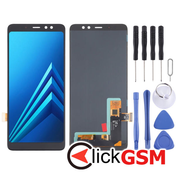 Piesa Display Black Samsung Galaxy A8.plus 2018 4f11