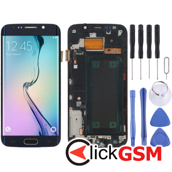 Piesa Display Black Samsung Galaxy S6 Edge 4eif