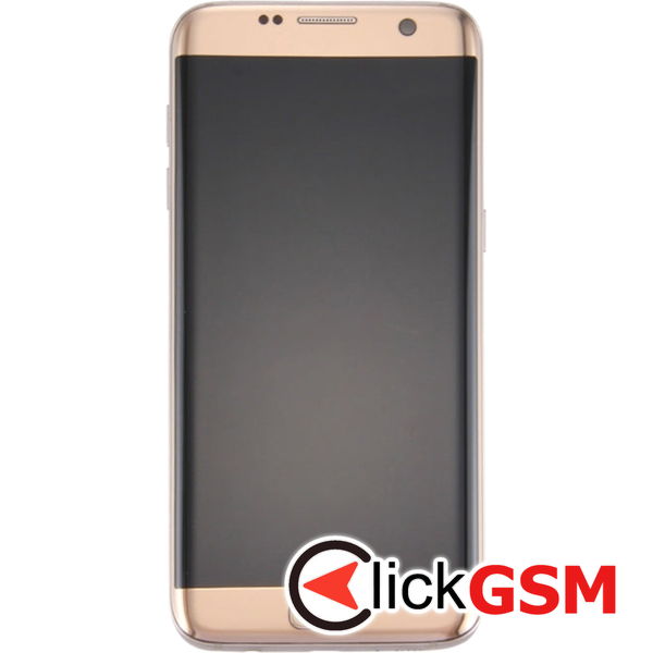 Piesa Display Cu Rama Si Modul Incarcare Gold Samsung Galaxy S7 Edge 4emr