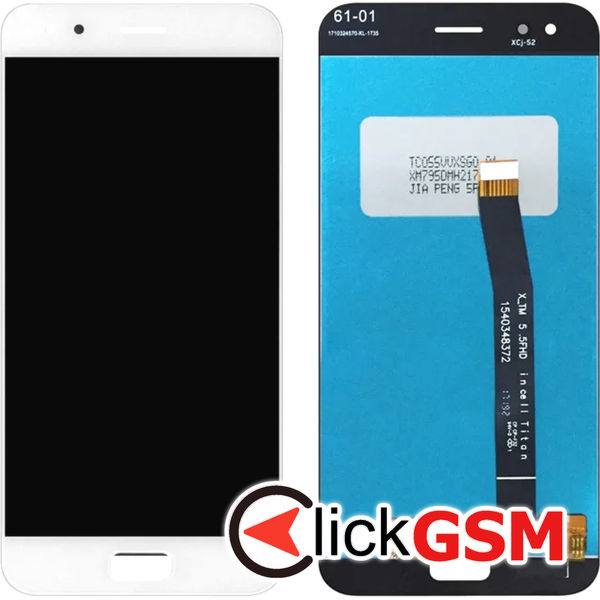 Piesa Piesa Display Cu Touchscreen Alb Asus Zenfone 4 4qis