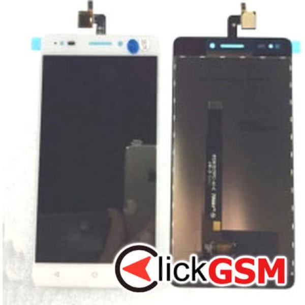 Piesa Display Cu Touchscreen Alb Bq Auqaris M5.5 Jyv