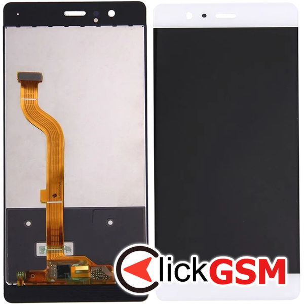 Piesa Display Cu Touchscreen Alb Huawei P9 4s9g