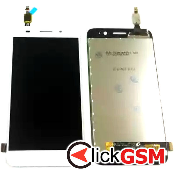 Piesa Piesa Display Cu Touchscreen Alb Huawei Y3 2017 3vc