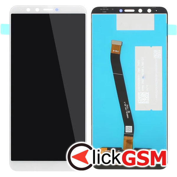 Piesa Piesa Display Cu Touchscreen Alb Huawei Y9 2018 4sf7