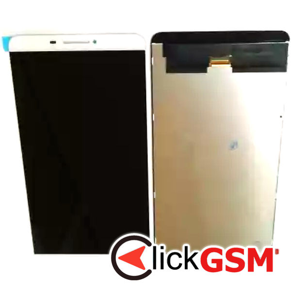 Piesa Display Cu Touchscreen Alb Lenovo Phab 2gfi