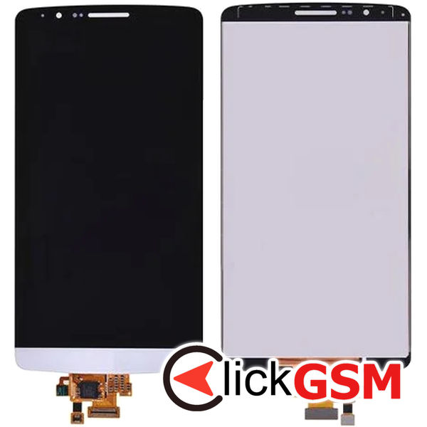 Piesa Display Cu Touchscreen Alb Lg G3 4sr6