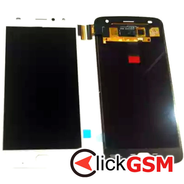 Piesa Display Cu Touchscreen Alb Motorola Moto Z2 Play 31l9