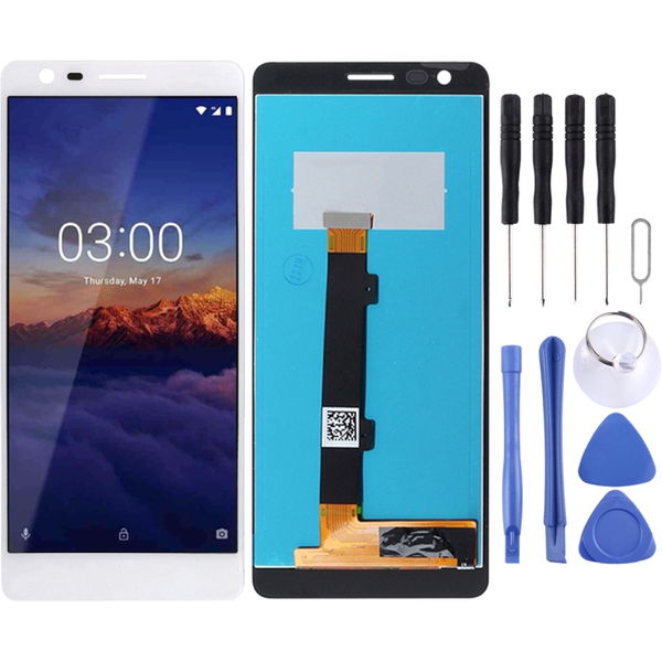Nokia 3.1 · TFT LCD Screen for Nokia 3.1 with Digitizer Full Assembly (White)
