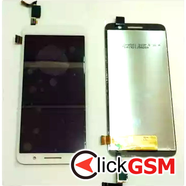 Piesa Display Cu Touchscreen Alb Portocaliu Alcatel 1 2k71