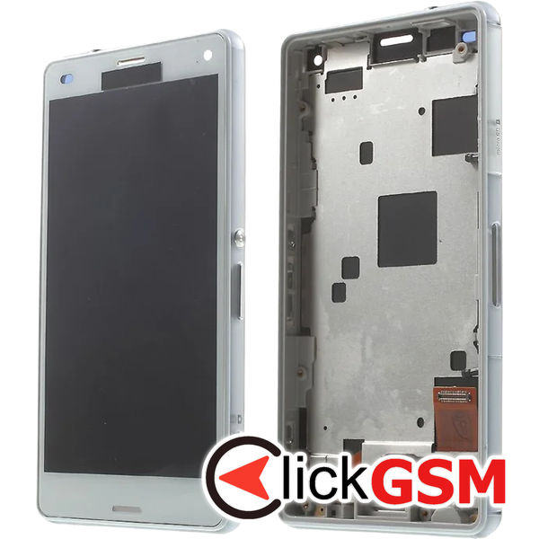 Piesa Display Cu Touchscreen Alb Sony Xperia Z3 Compact 4v83