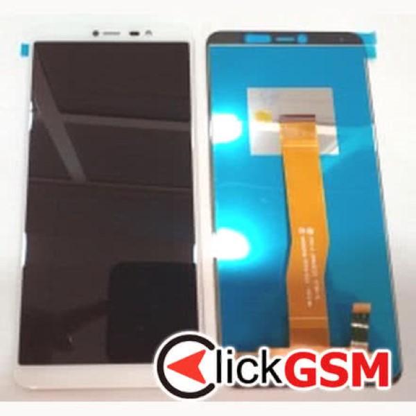 Piesa Display Cu Touchscreen Alb Wiko Y80 37en