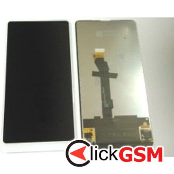 Piesa Display Cu Touchscreen Alb Xiaomi Mi Mix 2s 38pt