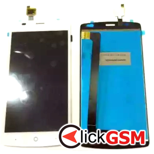 Piesa Display Cu Touchscreen Alb Zte Blade L5 Plus 2mmj