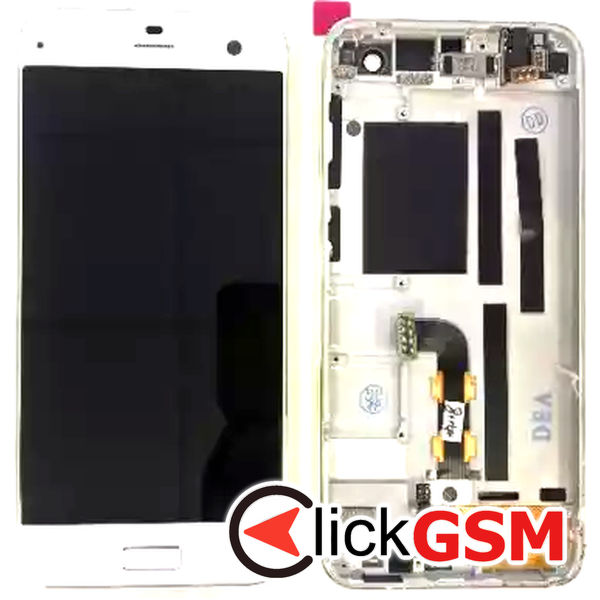 Piesa Display Cu Touchscreen Alb Zte Blade S7 2mlw