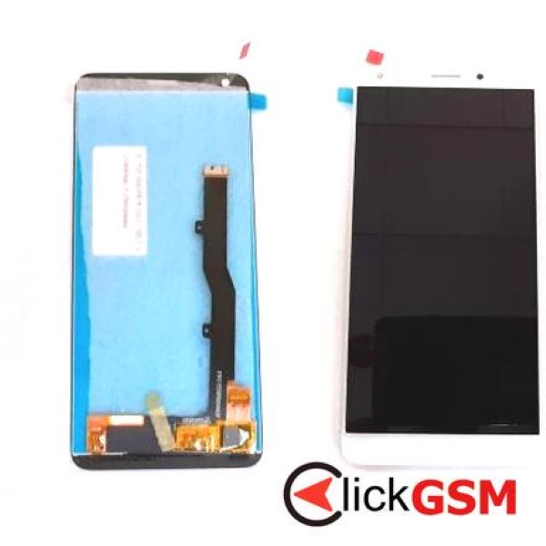 Piesa Display Cu Touchscreen Alb Zte Blade V9 Vita 2n0g