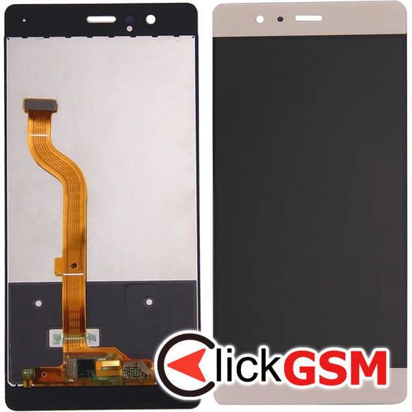 Piesa Display Cu Touchscreen Auriu Huawei P9 4s9h