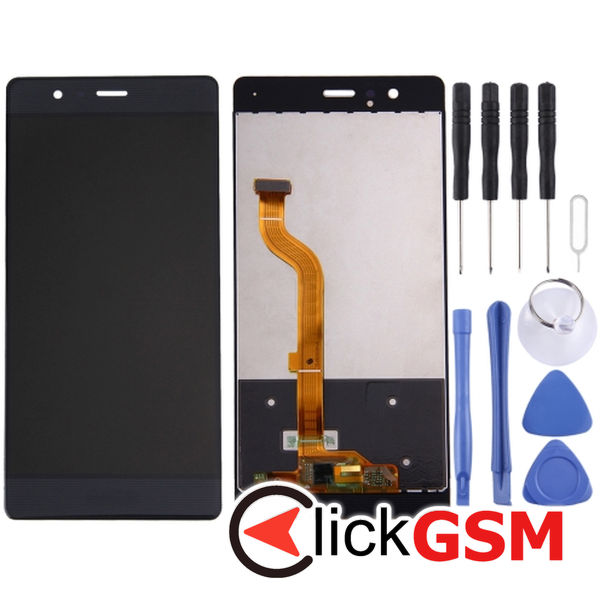 Piesa Piesa Display Cu Touchscreen Black Huawei P9 Mh