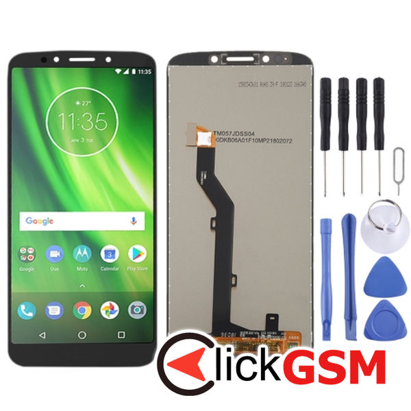 Piesa Display Cu Touchscreen Black Motorola Moto G6 Play 22th