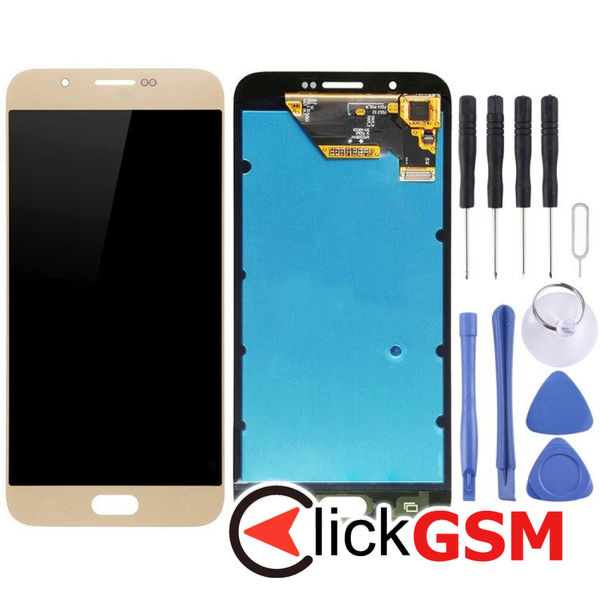 Piesa Display Cu Touchscreen Black Samsung Galaxy A8  4eoz