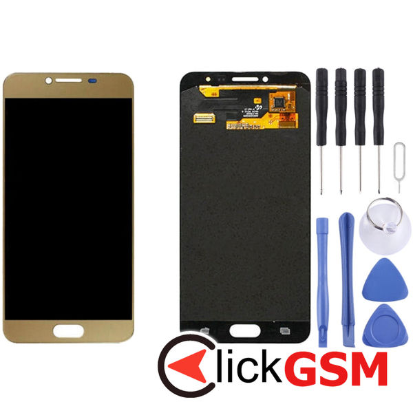 Piesa Display Cu Touchscreen Black Samsung Galaxy C5  4ewn