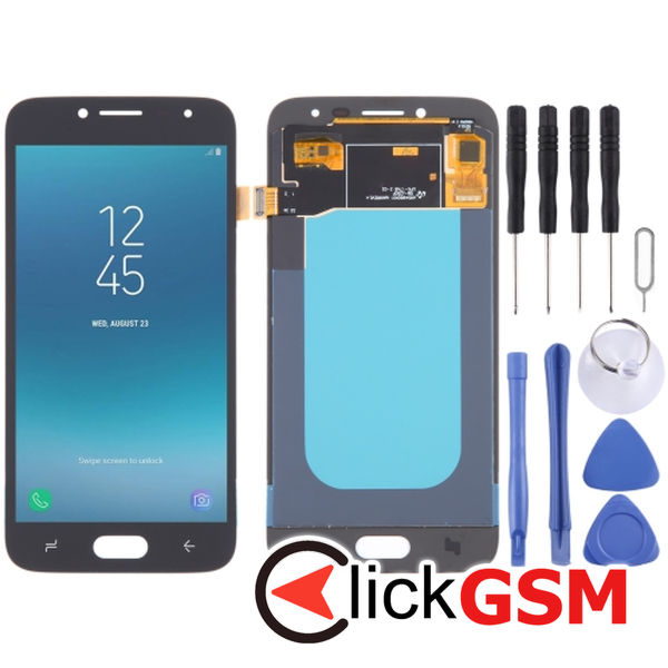 Piesa Display Cu Touchscreen Black Samsung Galaxy J2 Pro 4ey9