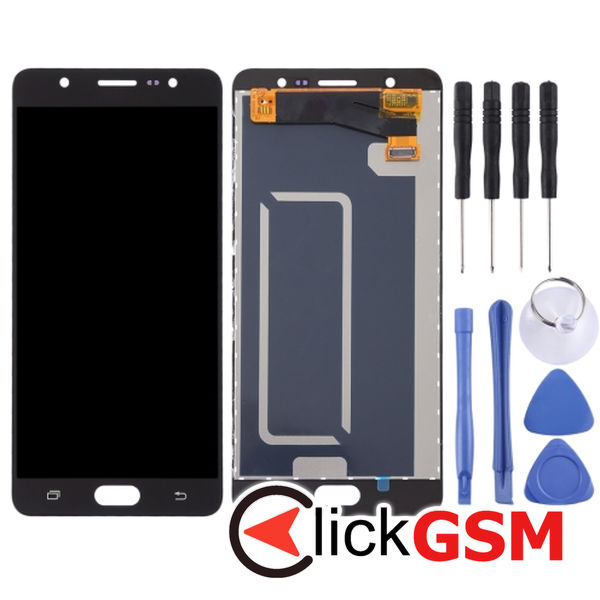 Piesa Piesa Display Cu Touchscreen Black Samsung Galaxy J7 Max 4ept